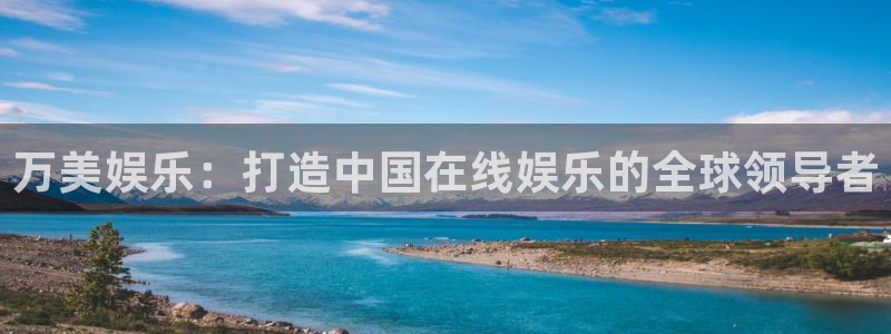 南宫NG平台注册：万美娱乐：打造中国在线娱乐的全球领导者